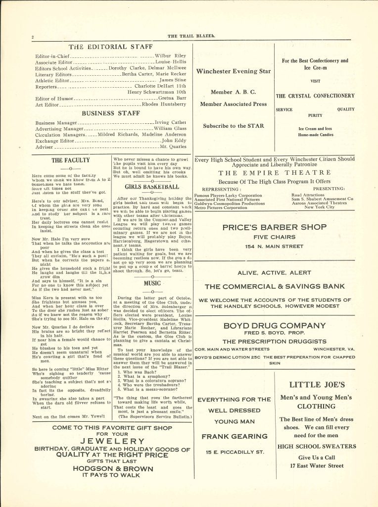 Handley - Trailblazer newspaper - Number 04 - December 5, 1923 - page 2