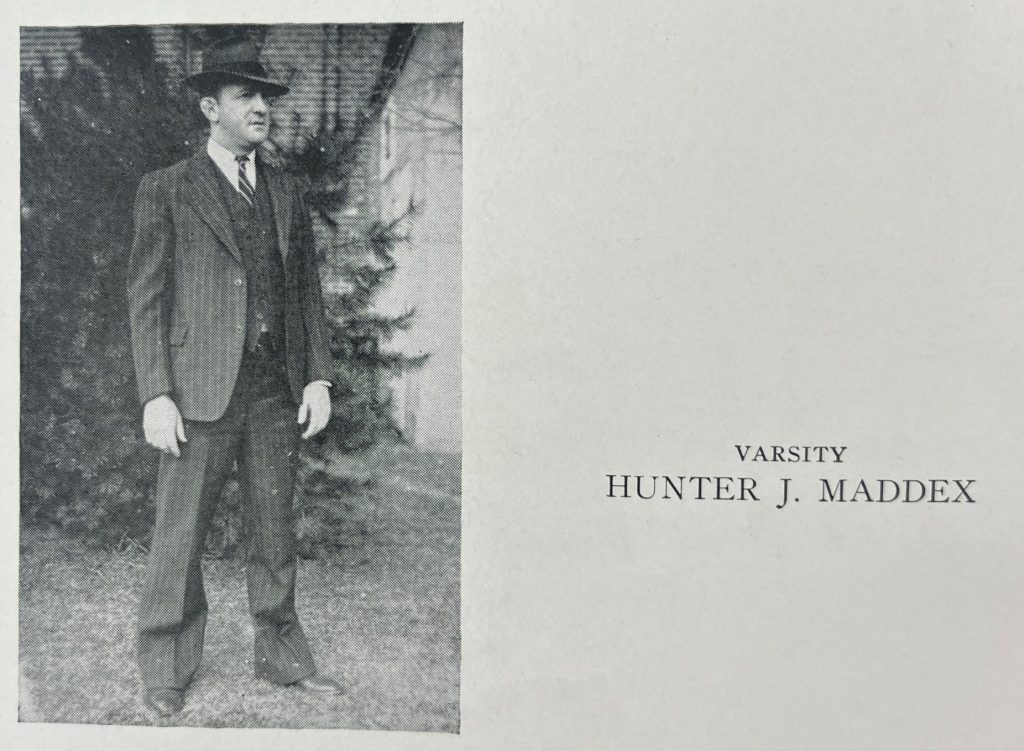 Hunter J. Maddex - Faculty | Handley 100th Notable